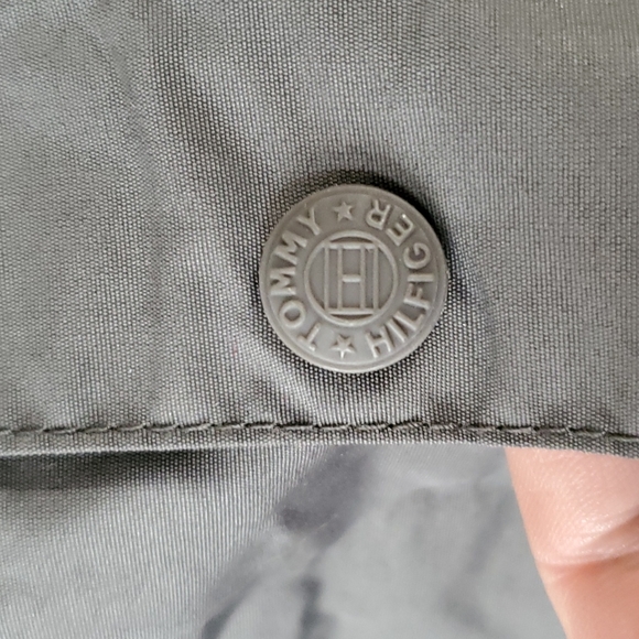 Tommy Hilfiger Gray Nylon Jacket Size XL Vintage - Picture 3 of 10